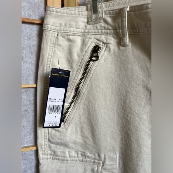Polo by Ralph Lauren Cream Cargo Pants Relaxed Fit - Picture 5 of 13